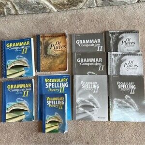 Abeka Grade 8 English Student/Teacher Curriculum Set of 11